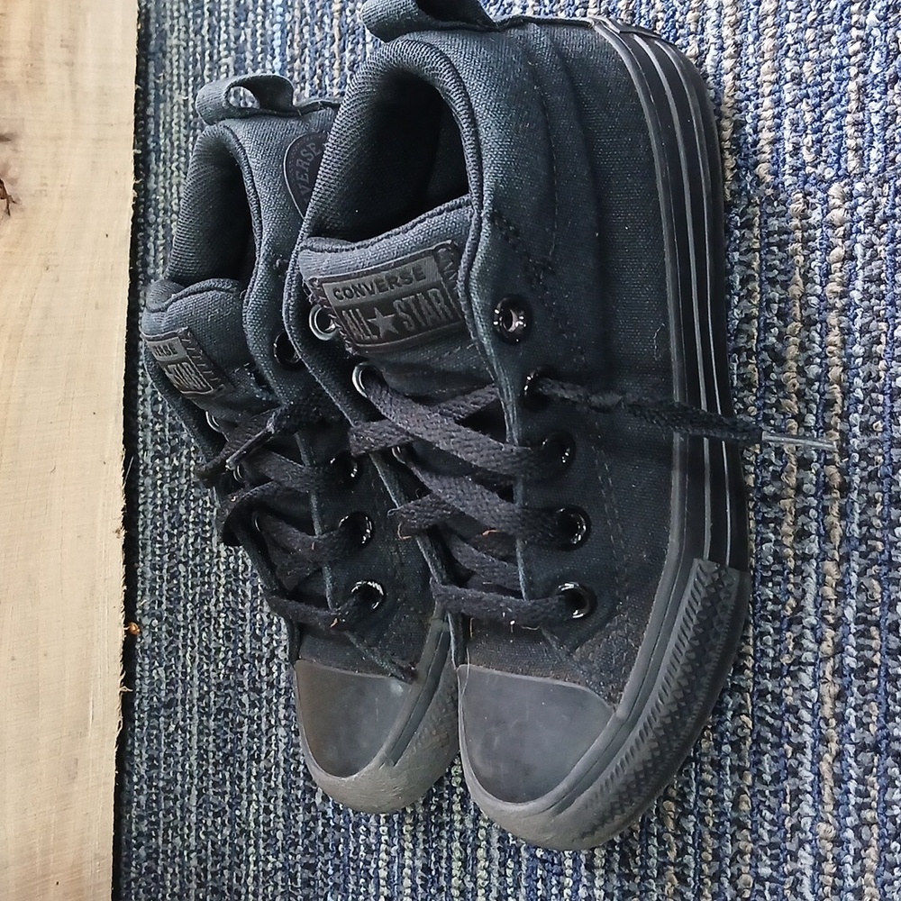 Converse Chuck Taylor All Star Black Sneakers Youth Size 12C